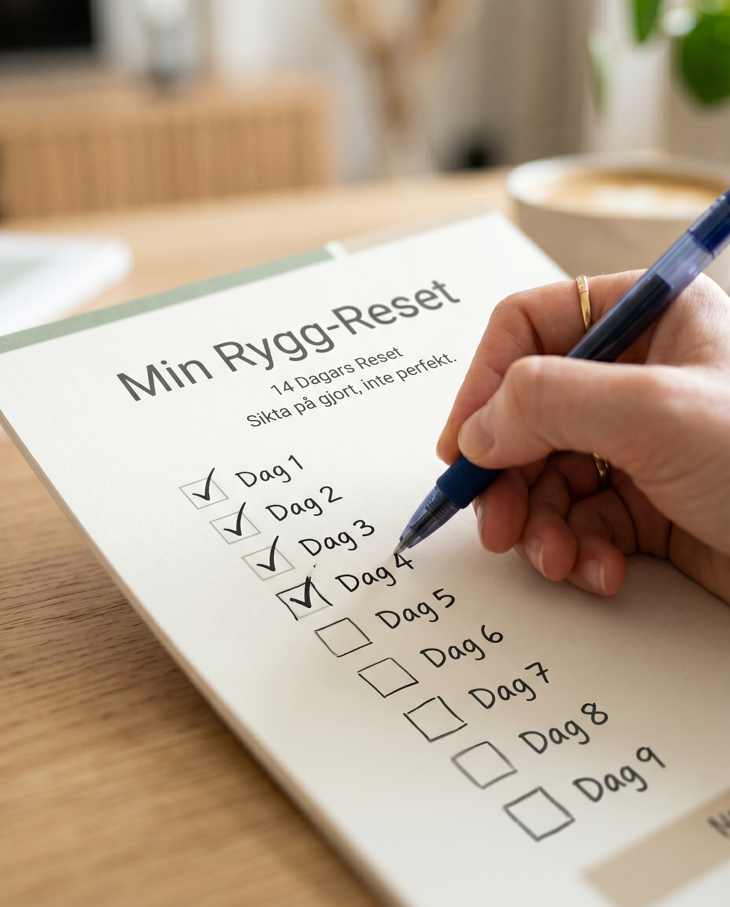 MORGON STEL LÄNDRYGG - 14 Dagars Reset