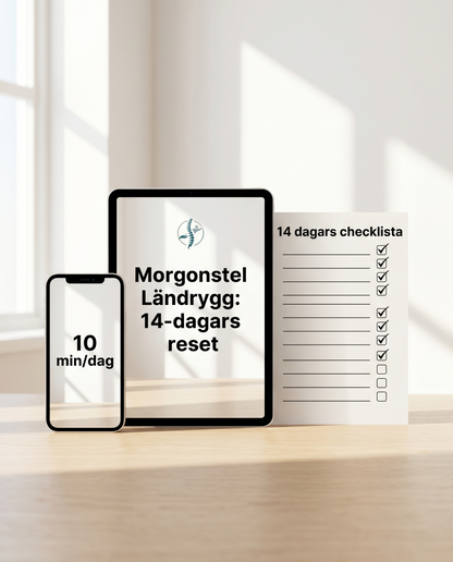 MORGON STEL LÄNDRYGG - 14 Dagars Reset